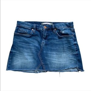 Chelsea and Violet Denim Mini Skirt | Size 28/ 6